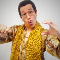 Helping hands: Kazuhito Kosaka, better known as Pikotaro, rereleased his 2016 earworm “PPAP (Pen-Pineapple-Apple-Pen)” to encourage people to wash their hands and limit the spread of COVID-19.