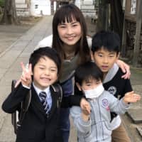 Fumika Nitta says stress is building up in her house, but she is reluctant to let her children play outside for fear of catching the COVID-19 virus.  | COURTESY OF FUMIKA NITTA
