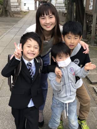 Fumika Nitta says stress is building up in her house, but she is reluctant to let her children play outside for fear of catching the COVID-19 virus. | COURTESY OF FUMIKA NITTA 