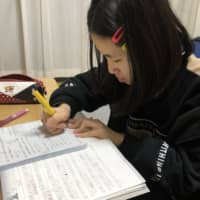 Junko Sugiyama says one positive aspect of working from home during the COVID-19 pandemic has been the time she has been able to spend with her 11-year-old daughter, Miyu.  | COURTESY OF JUNKO SUGIYAMA
