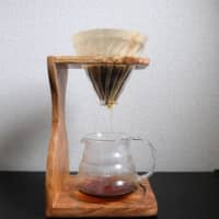 Blacker than black: Claire Williamson\'s morning coffee recipe is 15 grams of ground coffee and 225 grams of water, poured in 20, 100, 60 and 45-gram increments. | CLAIRE WILLIAMSON
