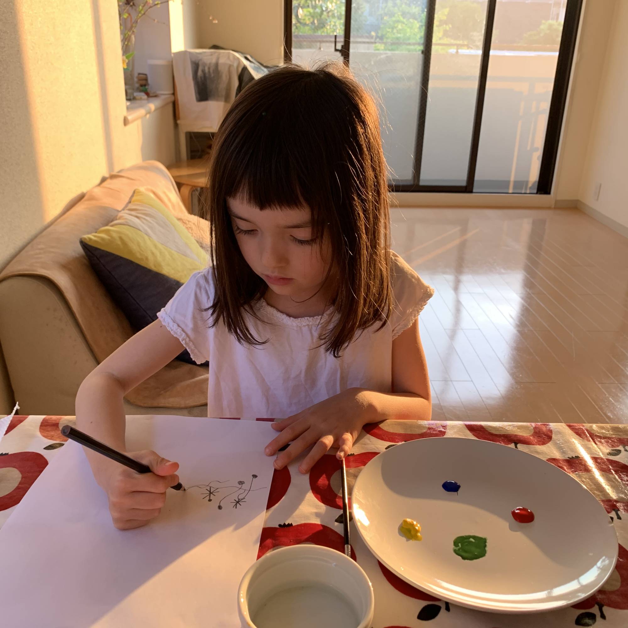 Portrait of the artist: Taking inspiration from Joan Miro in a fun art-focused activity.  | DANIELLE DEMETRIOU 