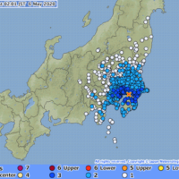 The epicenter of the earthquake that occurred on May 6 at 1:57 a.m. is located in Chiba Prefecture.  | JAPAN METEOROLOGICAL AGENCY