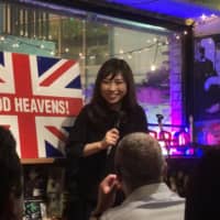 Dark humor: Yuriko Kotani says she is lucky to have found a passion in comedy in the United Kingdom. | COURTESY OF YURIKO KOTANI