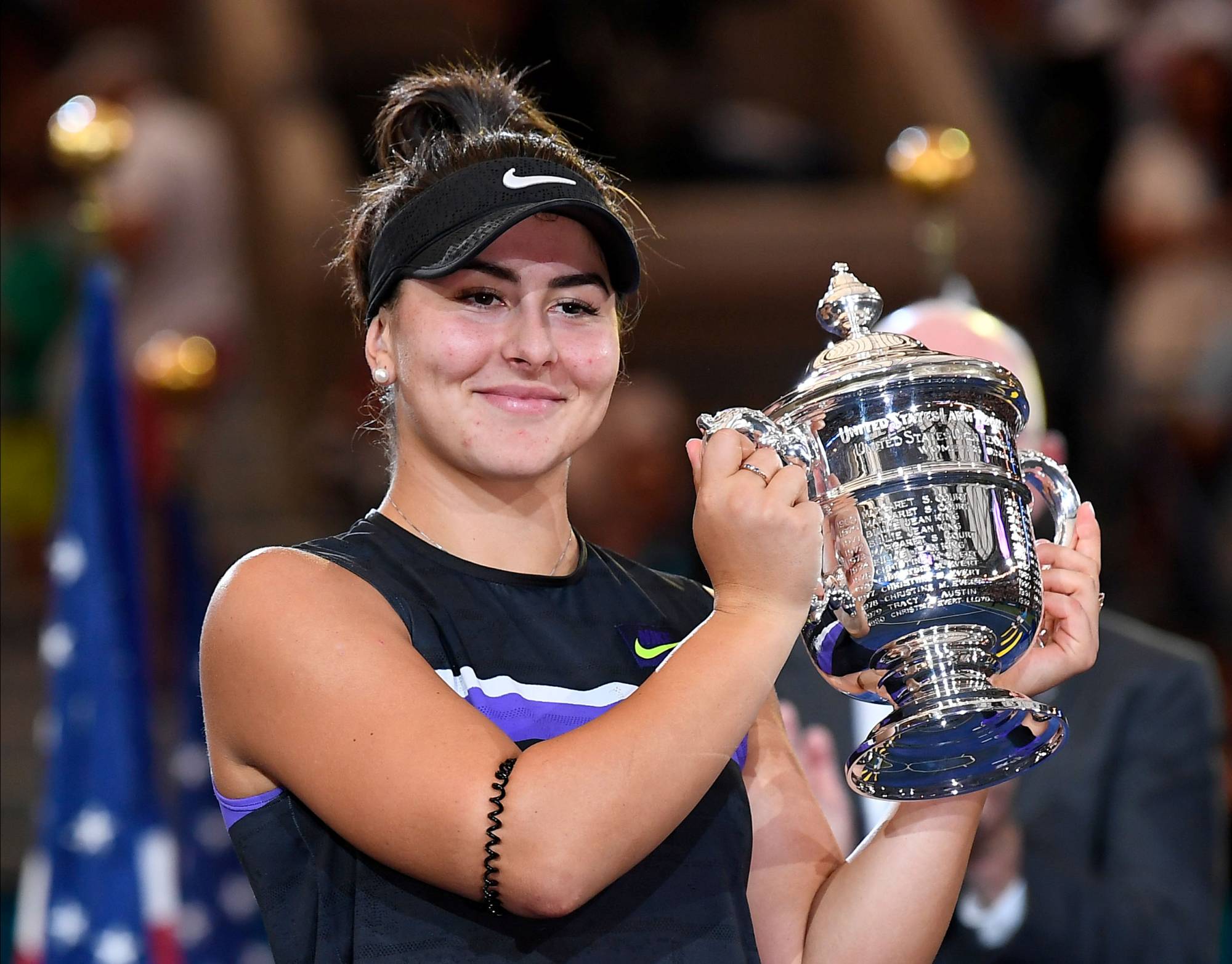 U.S. Open winner Bianca Andreescu remains focused on world No