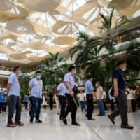 Huawei\'s headquarters in Shenzhen, in the Guangdong province of China, on Tuesday | AFP-JIJI