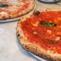 Red sauce: L\'Antica Pizzeria da Michele Ebisu only offers two varieties of tomato-based pizza, margherita and marinara, but prioritizes high-quality ingredients. | OSCAR BOYD