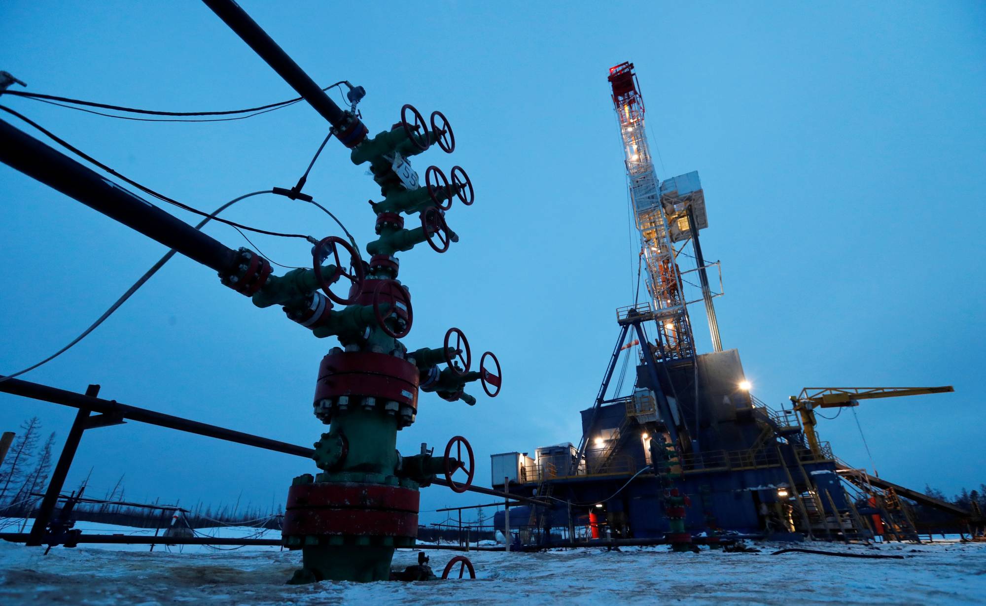 A drilling rig in the Yarakta Oil Field in Irkutsk Region, Russia | REUTERS