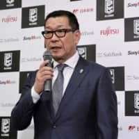 Masaaki Okawa speaks at a news conference in March. | KAZ NAGATSUKA

