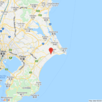 The epicenter of the earthquake that occurred on May 4 at 10:07 p.m. is located in Chiba Prefecture | GOOGLE MAPS
