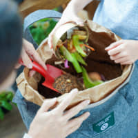 The LFC Compost can help turn kitchen waste into garden nutrients. | YUDAI KUSANO
