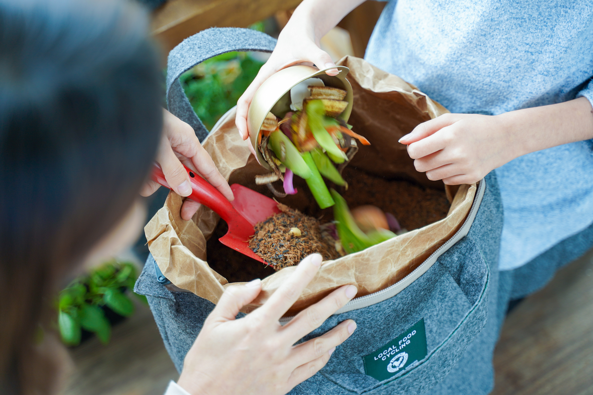The LFC Compost can help turn kitchen waste into garden nutrients.