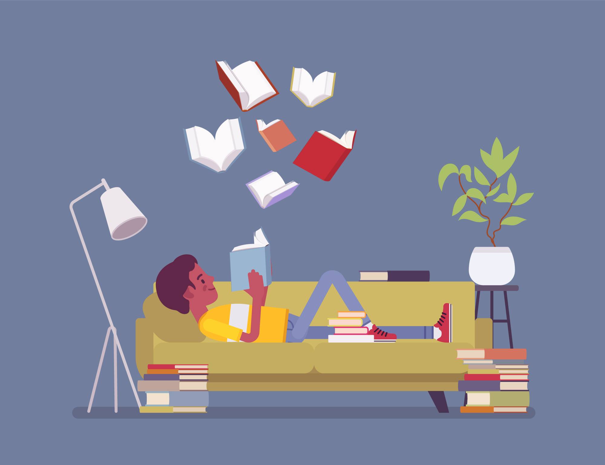 Down time: Some people will read a book in a day if they're totally into it.  | GETTY IMAGES