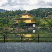 Kinkakuji, otherwise known as the Temple of the Golden Pavilion, was made a UNESCO World Heritage site in 1994 and attracts over 5 million visitors per year. The current pavilion dates to 1955 after the original was burned down by a novice monk, though the complex is much older, dating back to the 14th century. | OSCAR BOYD