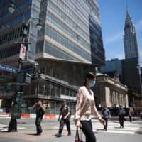U.S. gross domestic product fell at a 4.8 percent annualized rate in the first three months of the year. | BLOOMBERG