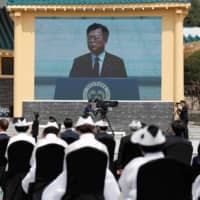 The problem faced by South Korean President Moon Jae-in is that he doesn’t have much he can offer North Korea without prompting a blowup from the Trump administration, which has repeatedly rejected South Korea’s calls for sanctions relief. | POOL / VIA REUTERS