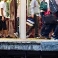 Rattled by the rush: A new app will let commuters know whether or not their train line is congested. | GETTY IMAGES