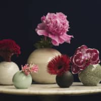 Budding: One Flowerware’s collection lets you showcase single blossoms in vases designed by one of eight artisan studios. | YUDAI KUSANO
