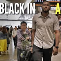 True tales: Videos on the YouTube channel The Black Experience Japan (pictured above) offer a journalistic approach to explore what it is like to live in Asia as a black person.