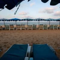 An empty beach in Phuket, Thailand, in March | REUTERS