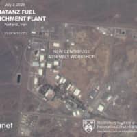 A satellite image taken Friday shows a building damaged after a fire and explosion at Iran\'s Natanz nuclear site.   | PLANET LABS INC. / JAMES MARTIN CENTER FOR NONPROLIFERATION STUDIES AT MIDDLEBURY INSTITUTE OF INTERNATIONAL STUDIES / VIA AP
