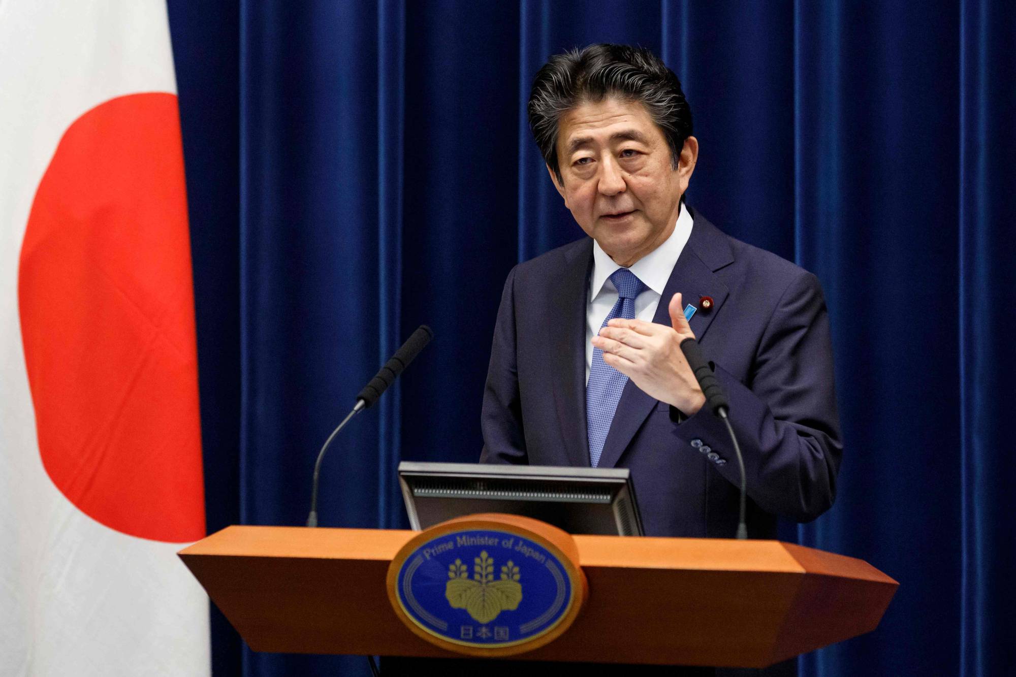 Under Prime Minister Shinzo Abe’s leadership, Japan has opened up on the global stage and turned into a trustworthy, proactive alliance builder. | AFP-JIJI