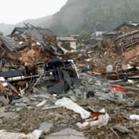 The Cabinet of Prime Minister Shinzo Abe will use ¥2.2 billion from national reserve funds to support Kumamoto Prefecture and other areas hit hard by torrential rain and flooding this month. | KYODO