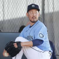Seattle Mariners\' Yoshihisa Hirano tested positive for the coronavirus, becoming the first Japanese major league player to have contacted with the virus.  | KYODO