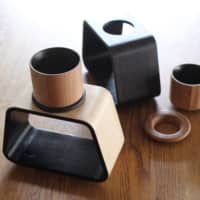 Wood you like a coffee?: Ohkochi Furniture Studio’s Noko dripper is made from Japan-sourced wood and crafted using traditional Kiso lacquerware methods.