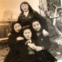 Michiko Yoshitsuka (right) was a 14-year-old schoolgirl working in a munitions factory when the atomic bomb exploded over Hiroshima. | COURTESY OF COLIN INNES