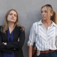 Ladies of the law: Merritt Wever (left) and Toni Collette play relentless detectives in “Unbelievable,” a Netflix adaptation of a Pulitzer Prize-winning investigative story.  | BETH DUBBER / NETFLIX