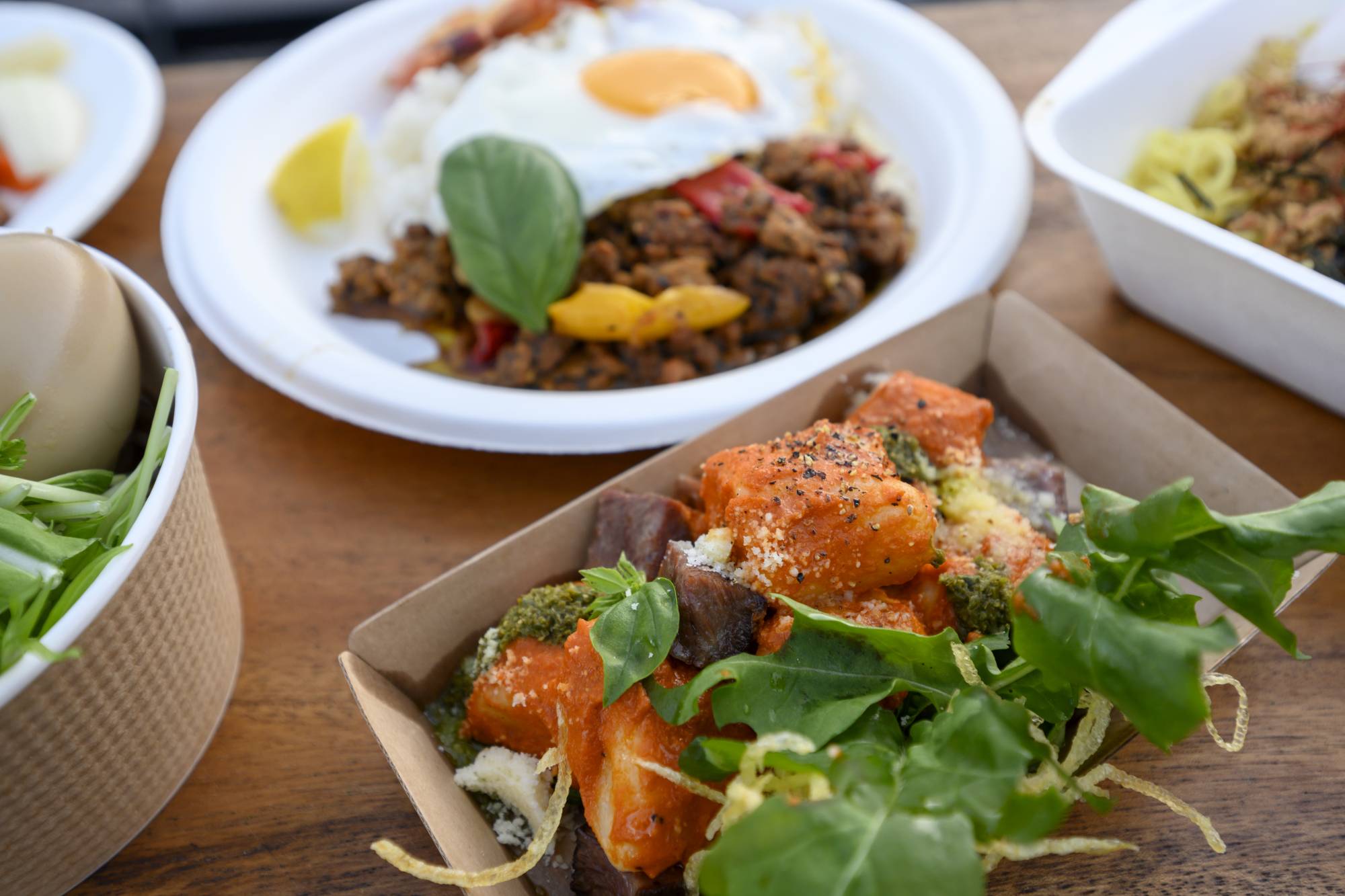 The Niseko Autumn Food Festival boasts a variety of dishes.