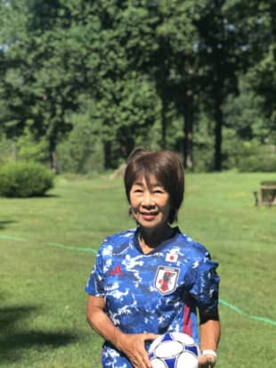 WE League Chair Kikuko Okajima will oversee the league from her home in Baltimore, Maryland. | COURTESY OF KIKUKO OKAJIMA 