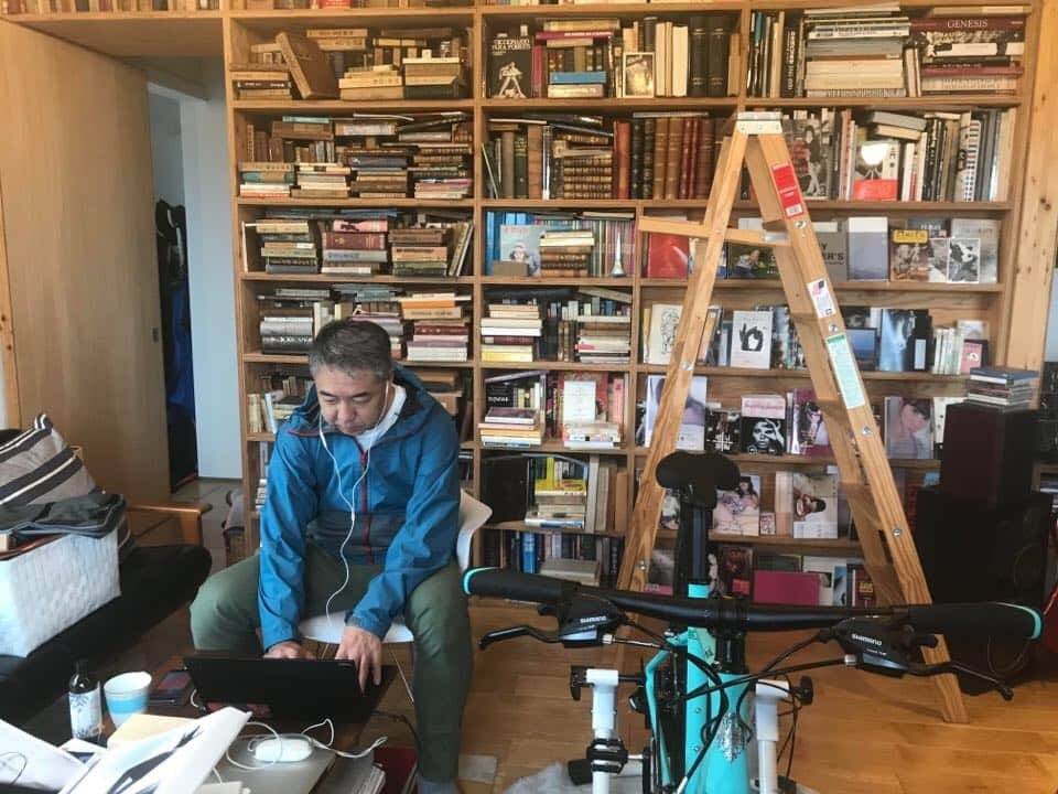 Marketing consultant Hideki Ojima's friend works from a villa near Kushiro, Hokkaido, during a recent workation. | COURTESY OF HIDEKI OJIMA