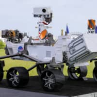 A replica of the Mars 2020 Perseverance Rover  | REUTERS 