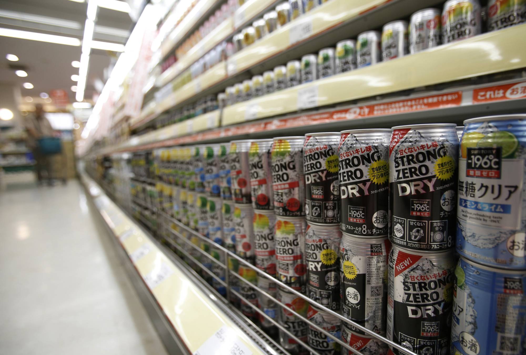 A wide range of alcohol can be bought in convenience stores, supermarkets and even from vending machines in Japan. | REUTERS