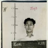 Lee Hak-rae, then using the name Kakurai Hiromura, after he was detained in 1946 | NATIONAL ARCHIVES OF AUSTRALIA / VIA REUTERS