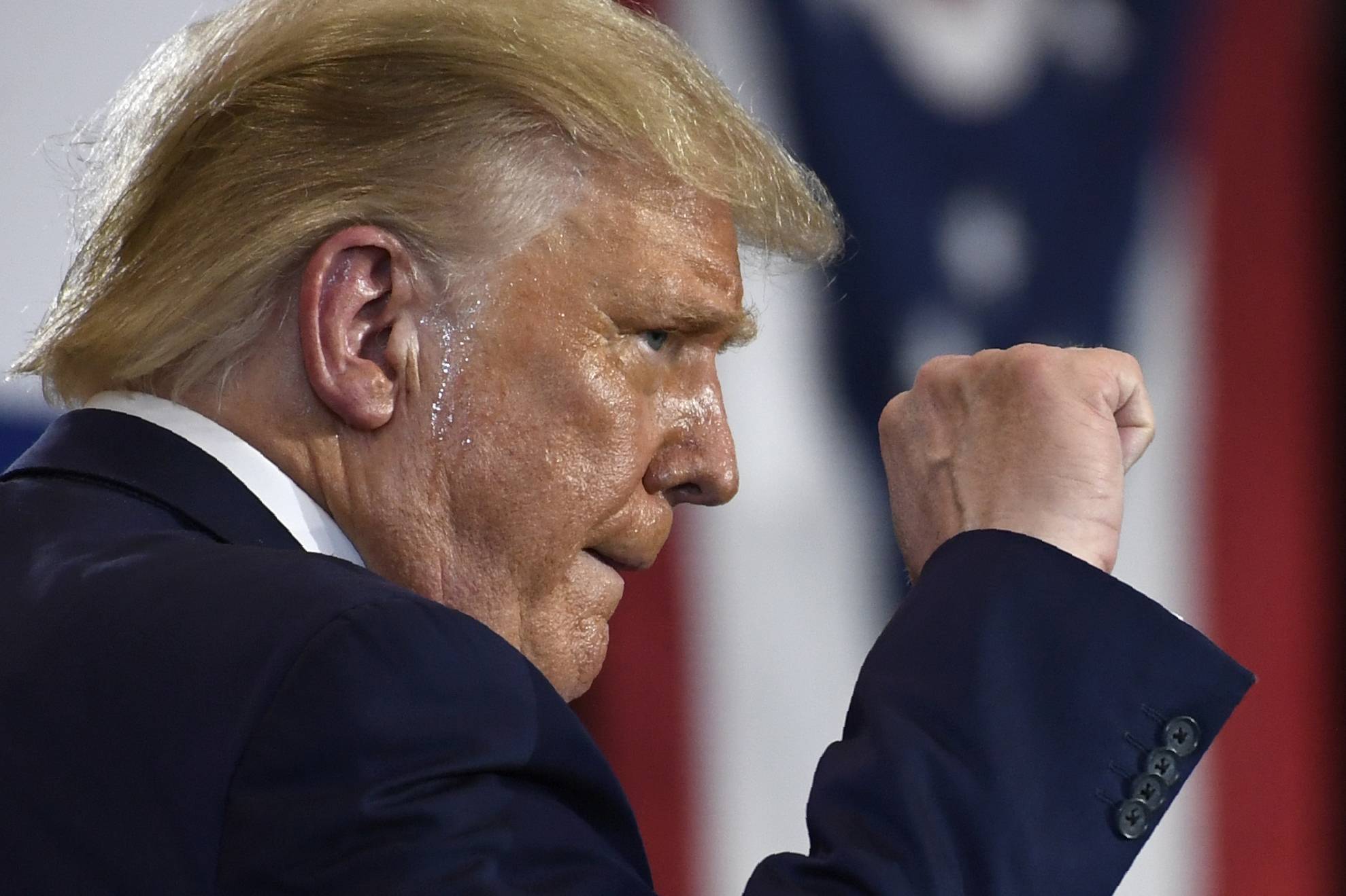 Not Thighland Trump s slip sparks meme fest The Japan Times