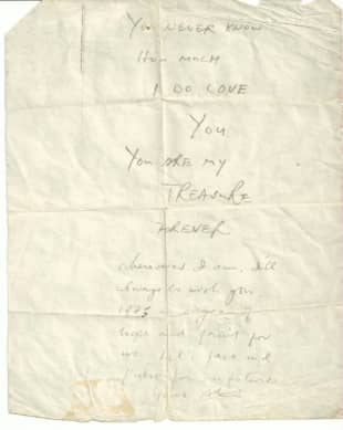 The final message left by Akihisa Yukawa to Susanne | COURTESY OF SUSANNE YUKAWA-BAYLY