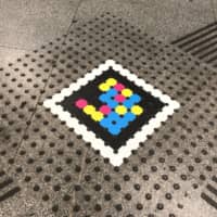 New technology produced by Madrid-based enterprise NaviLens uses a colorful marker based on a QR code to provide audible information to visually impaired people without the use of GPS or Bluetooth. | COURTESY OF NAVILENS
