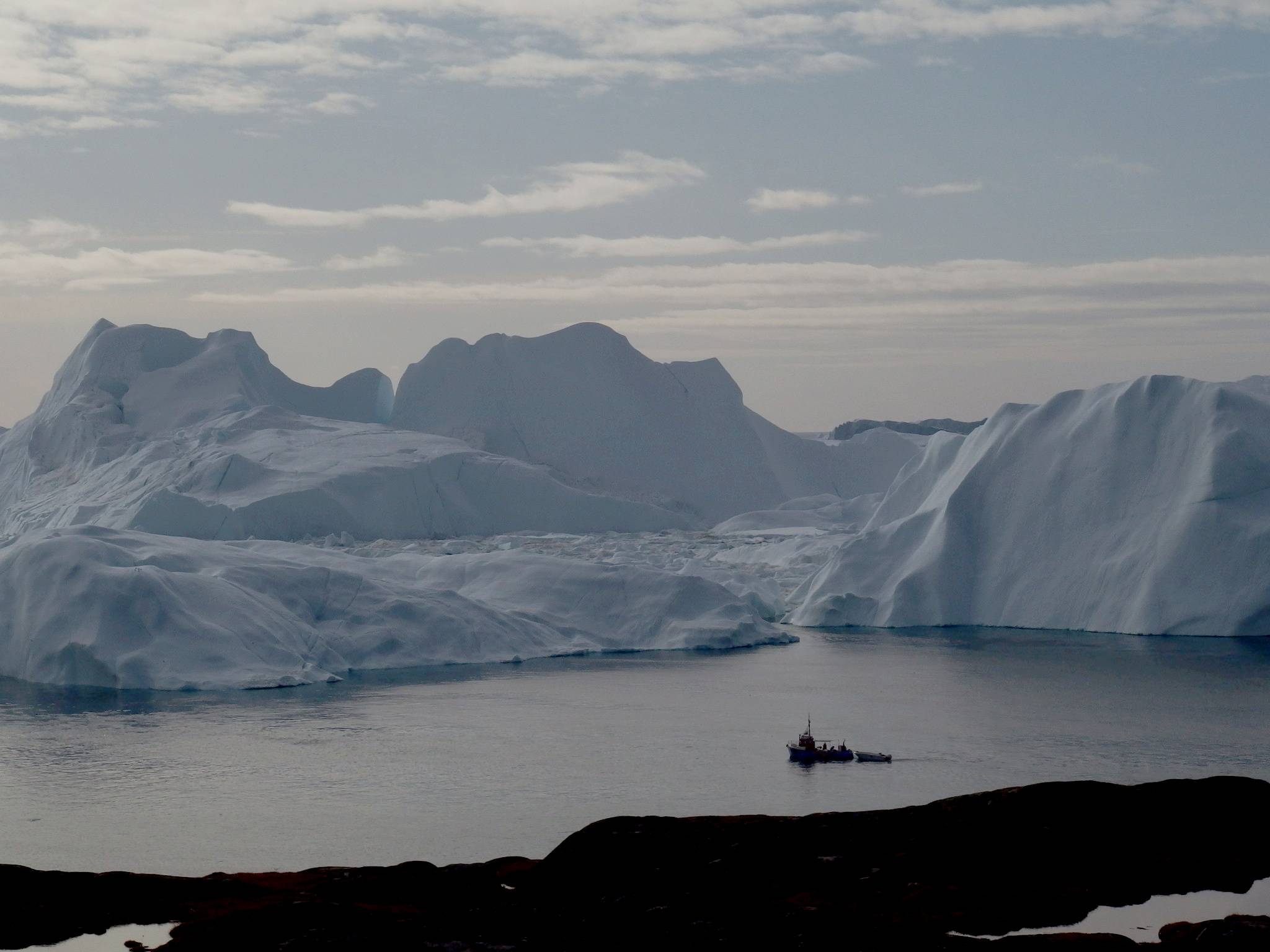 Scientists studied data on 234 glaciers across Greenland spanning 34 years through 2018 and found that annual snowfall was no longer enough to replenish glaciers of the snow and ice being lost to summertime melting. | REUTERS