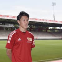 Keita Endo has set himself the target of scoring or assisting 10 goals for Union Berlin in his first season with the side. | KYODO