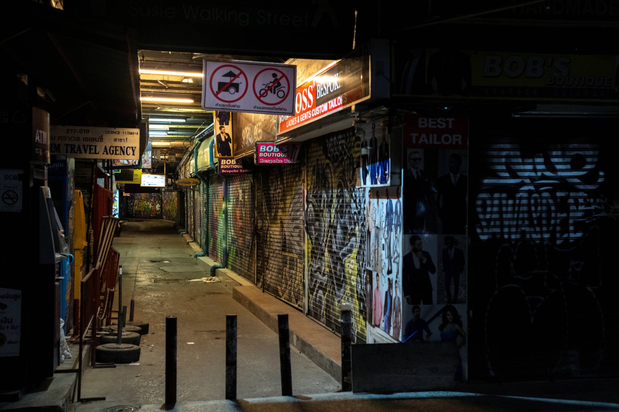 An empty Khao San Road clearly shows the impact of the coronavirus pandemic on Bangkok, the world's most visited city for four consecutive years before a ban on international travel. | REUTERS