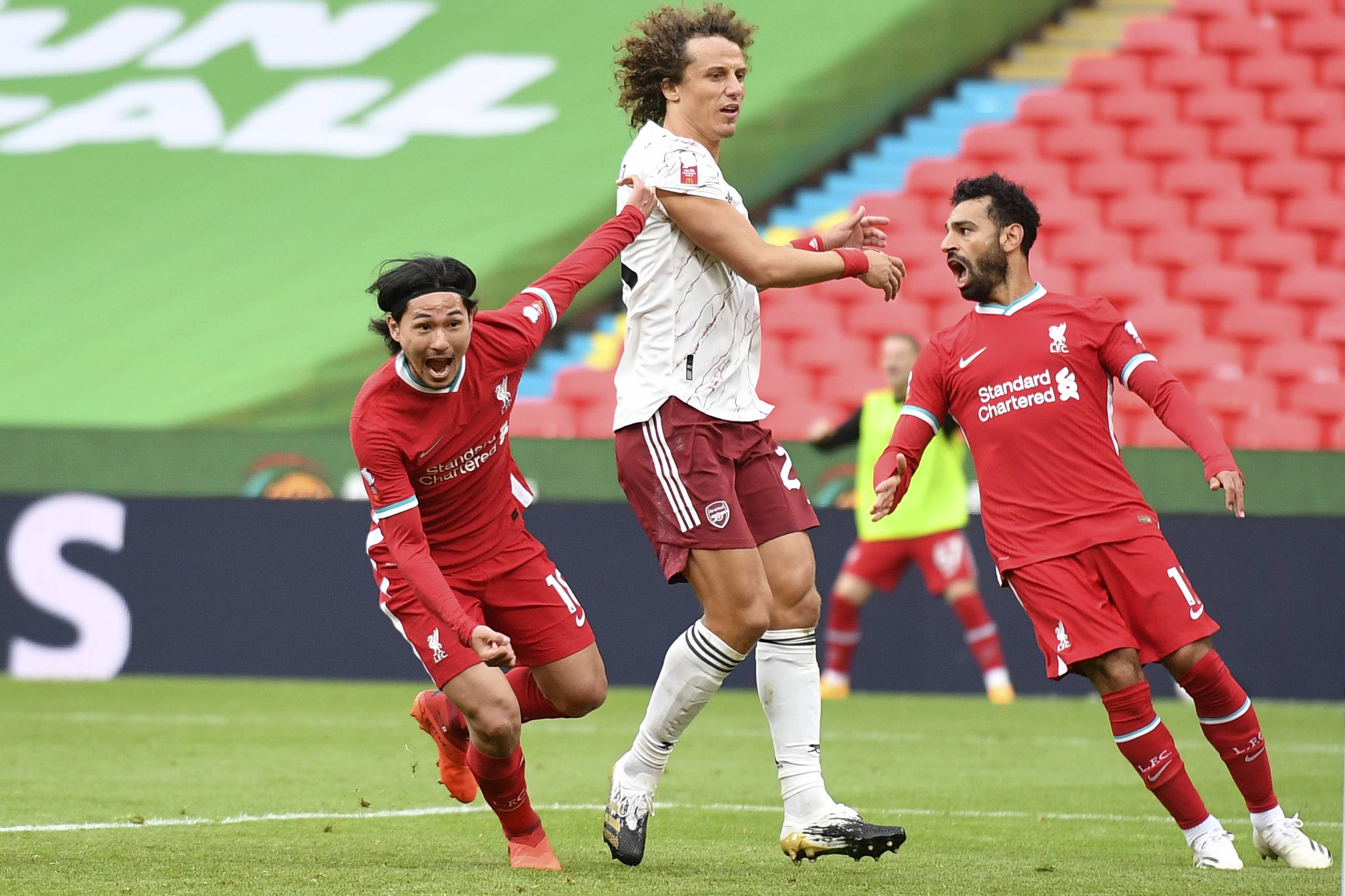 Takumi Minamino scores first goal for Liverpool in Community