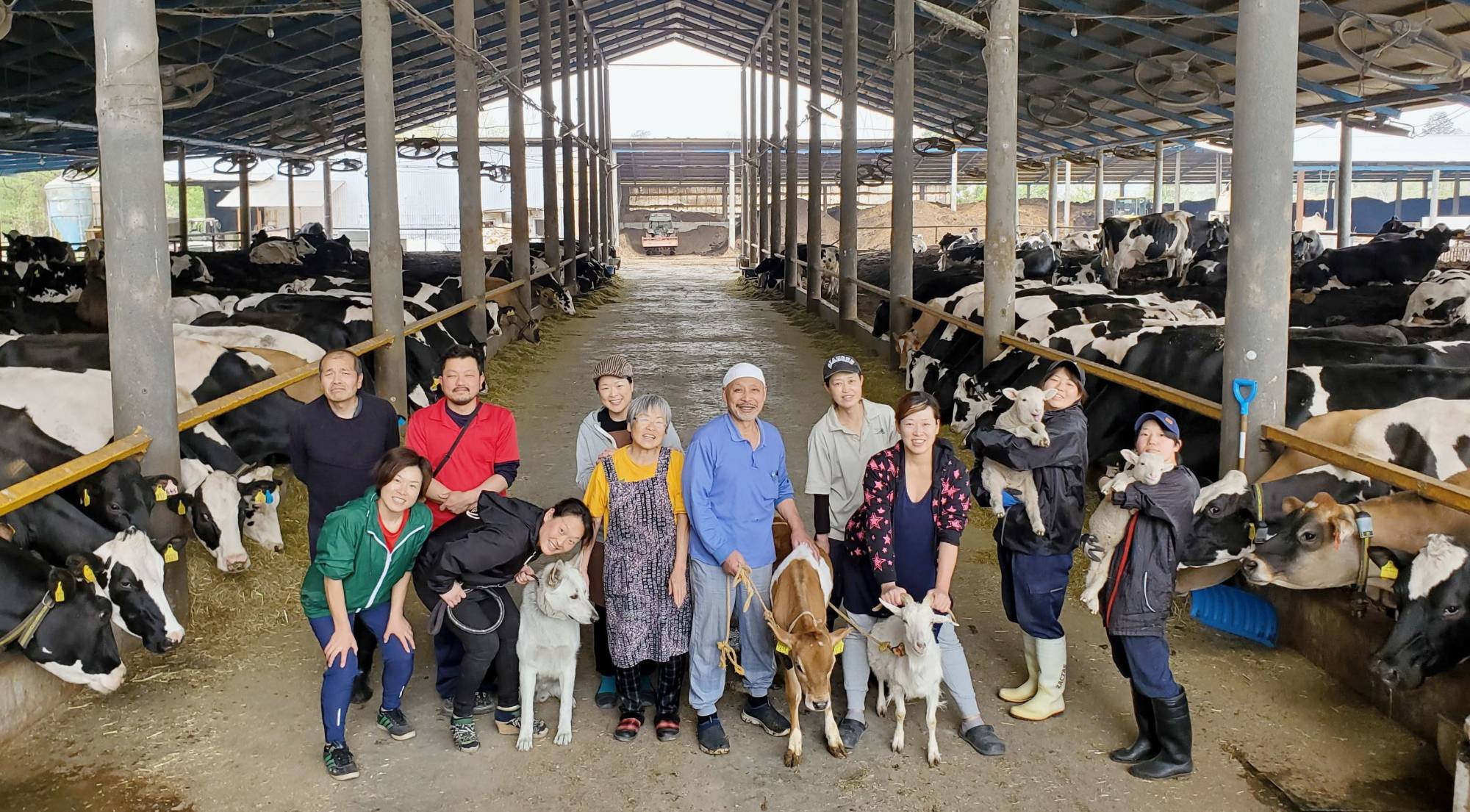 The staff of Yamada Farm in Koka, Shiga Prefecture, have been able to continue working thanks to the millions of yen received through crowdfunding. | KYODO