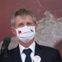 Czech senate president Milos Vystrcil answers questions from the media after delivering a speech at the parliament in Taipei on Tuesday.  | REUTERS 