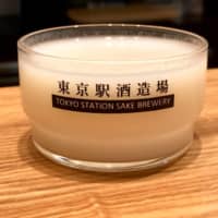 Summer sake: A thick, rich peach-flavored doburoku (unfiltered, unpasteurized sake) brewed at Hasegawa Saketen\'s Gransta branch. | ROBBIE SWINNERTON
