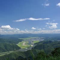 The city of Toyooka is seen in this aerial photo. | TOYOOKA CITY