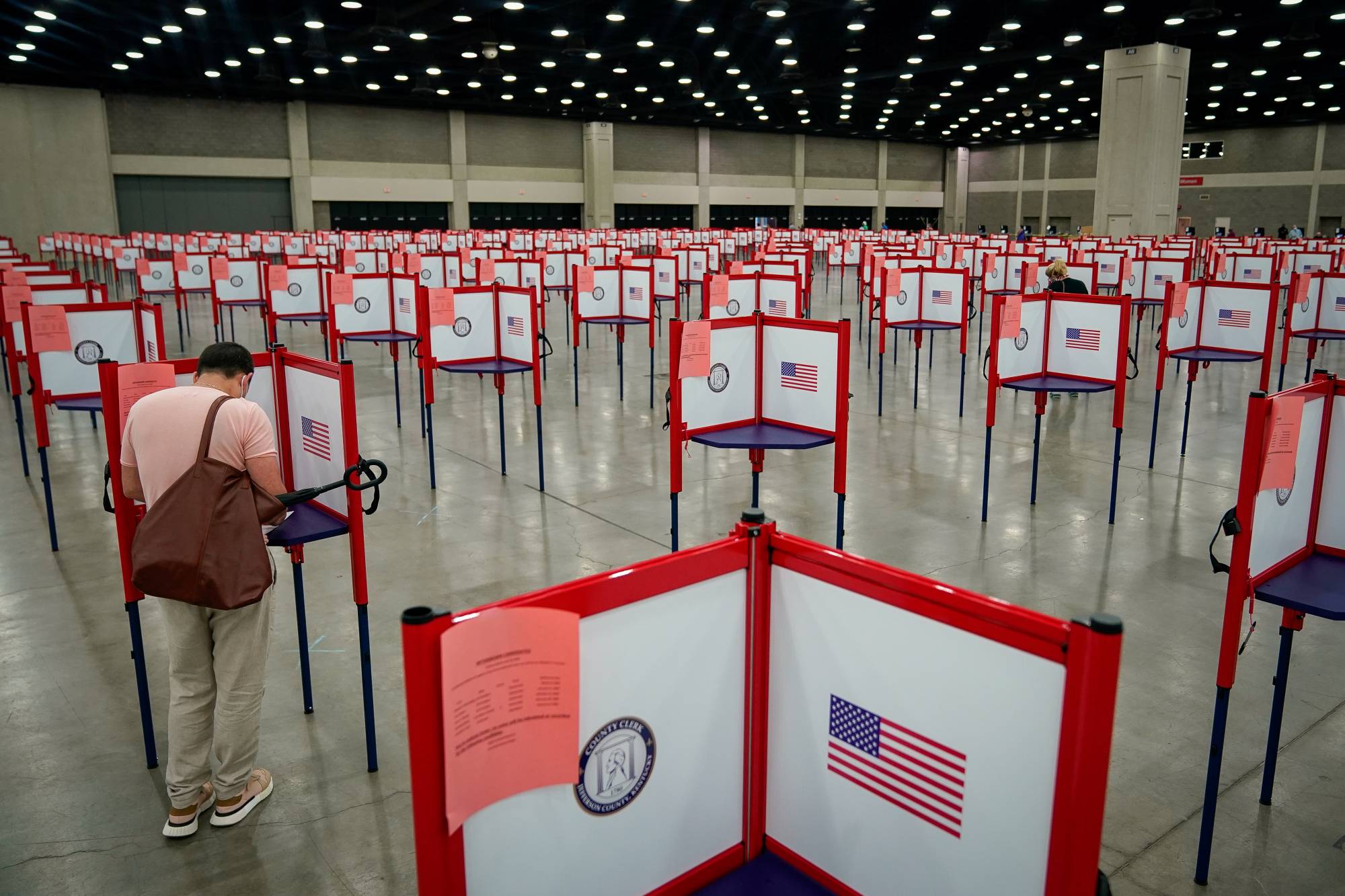 This year, the Donald Trump campaign and the Republican Party have cited concerns about voter fraud in a U.S. legal battle with Democrats and voting-rights advocates over election procedures during the COVID-19 pandemic. | REUTERS