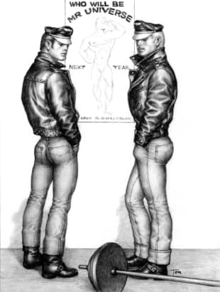An untitled illustration by Tom of Finland from 1963 | © 1947-2020 TOM OF FINLAND FOUNDATION 